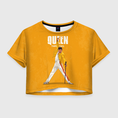 Женская футболка Crop-top 3D Queen, цвет 3D печать