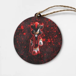 Деревянная игрушка круг Соник