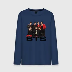 Мужской лонгслив хлопок BTS