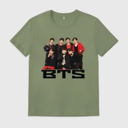 Мужская футболка хлопок BTS