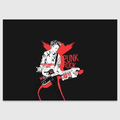 Поздравительная открытка Punk-rock