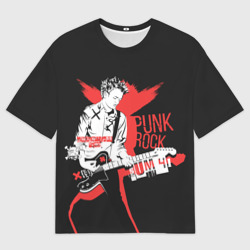 Мужская футболка oversize 3D Punk-rock