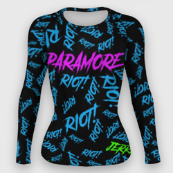 Женский рашгард 3D Paramore Riot!