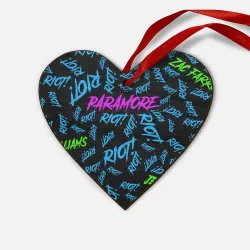 Деревянная игрушка Сердце Paramore Riot!