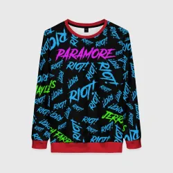 Женский свитшот 3D Paramore Riot!
