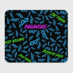 Прямоугольный коврик для мышки Paramore Riot!
