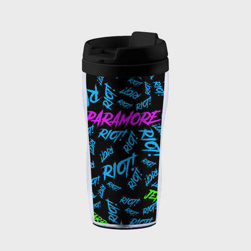 Термокружка-непроливайка Paramore Riot!, цвет черный