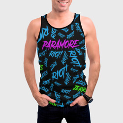 Мужская майка 3D Paramore Riot! - фото 2