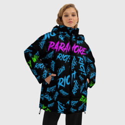 Женская зимняя куртка Oversize Paramore Riot! - фото 2