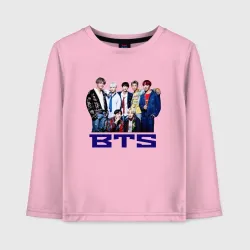 Детский лонгслив хлопок BTS