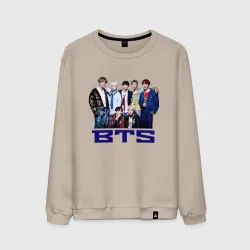 Мужской свитшот хлопок BTS