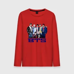 Мужской лонгслив хлопок BTS