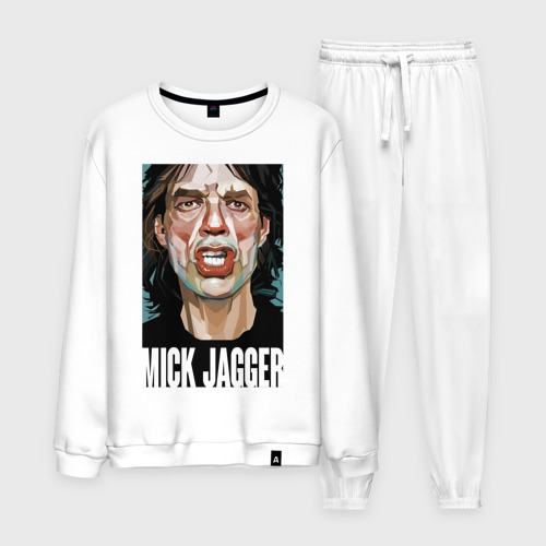 Мужской костюм хлопок Mick Jagger