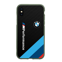 Чехол для iPhone XS Max матовый BmW m performance