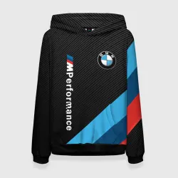 Женская толстовка 3D BmW m performance