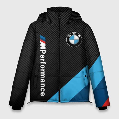 Мужская зимняя куртка 3D BmW m performance