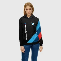 Женская толстовка 3D BmW m performance - фото 2