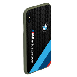 Чехол для iPhone XS Max матовый BmW m performance - фото 2