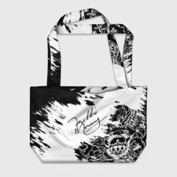 Пляжная сумка 3D Автограф Фредди Меркьюри