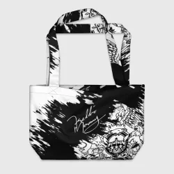 Пляжная сумка 3D Автограф Фредди Меркьюри