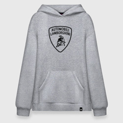 Худи SuperOversize хлопок lamborghini Logo Dark