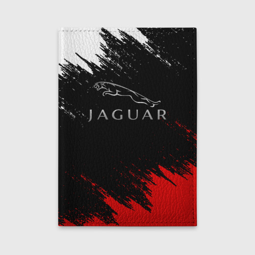 Обложка для автодокументов Jaguar Ягуар (кожаная)