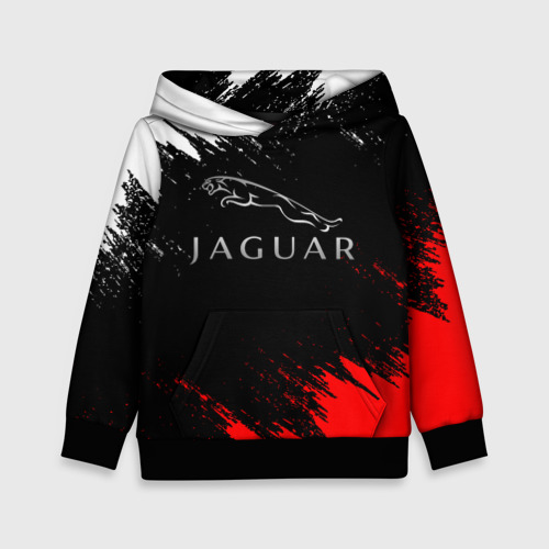 Детская толстовка 3D Jaguar Ягуар, цвет черный