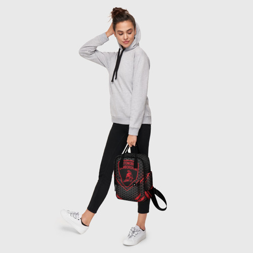 Женский рюкзак 3D с принтом Lamborghini | Ламборгини, фото #4