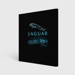 Холст квадратный Jaguar Ягуар