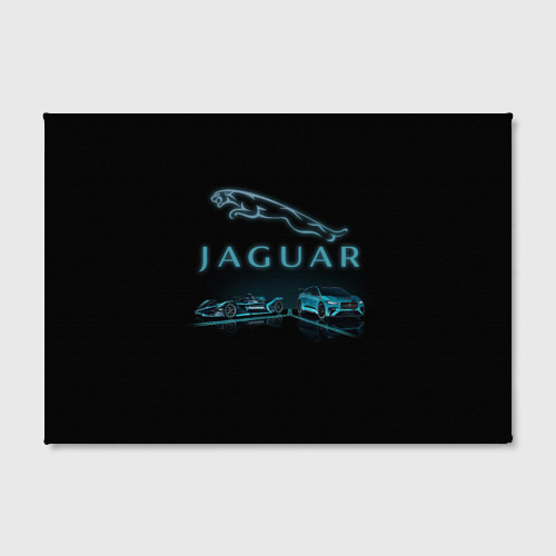 Холст прямоугольный Jaguar Ягуар, цвет 3D печать - фото 2