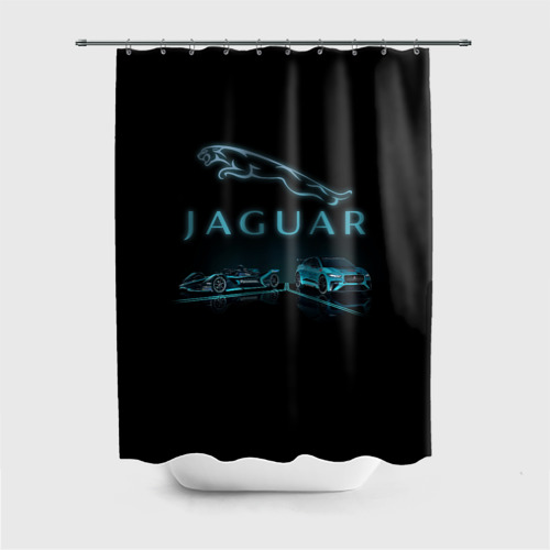 Штора 3D для ванной Jaguar Ягуар