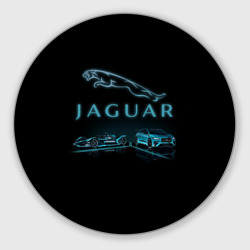 Круглый коврик для мышки Jaguar Ягуар
