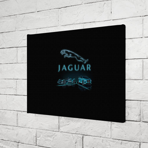 Холст прямоугольный Jaguar Ягуар, цвет 3D печать - фото 3