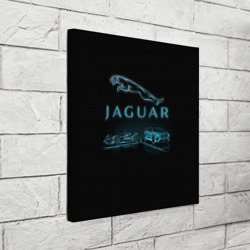 Холст квадратный Jaguar Ягуар - фото 2