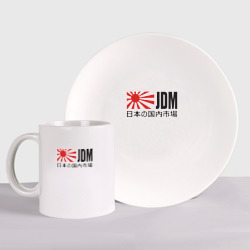 Набор: тарелка + кружка JDM Japanese Domestic Market