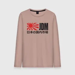 Мужской лонгслив хлопок JDM Japanese Domestic Market