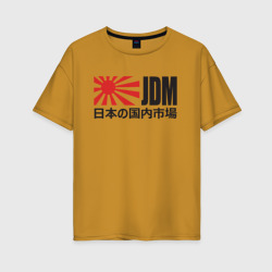 Женская футболка хлопок Oversize JDM Japanese Domestic Market