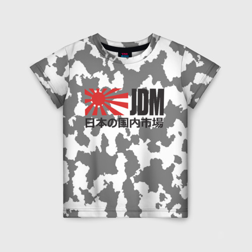 Детская футболка 3D JDM Style Japanese Domestic Market, цвет 3D печать