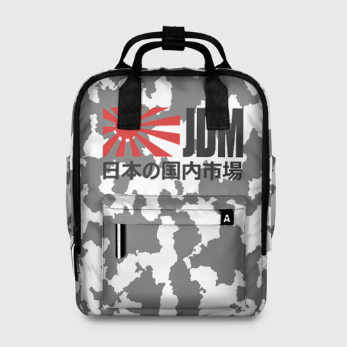 Женский рюкзак 3D с принтом JDM Style | Japanese Domestic Market, вид спереди #2