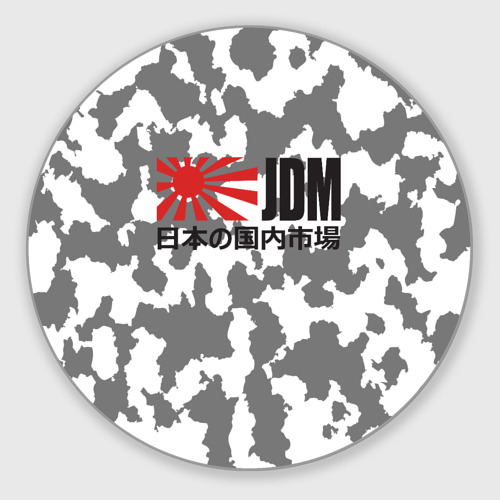Круглый коврик для мышки JDM Style Japanese Domestic Market