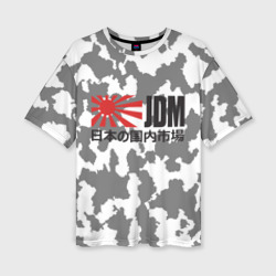 Женская футболка oversize 3D JDM Style Japanese Domestic Market