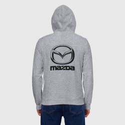 Мужская толстовка на молнии хлопок Mazda logo Мазда лого - фото 2