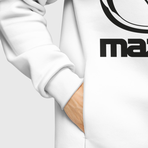 Мужское худи Oversize хлопок Mazda logo Мазда лого - фото 8