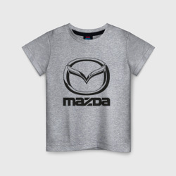 Детская футболка хлопок Mazda logo Мазда лого