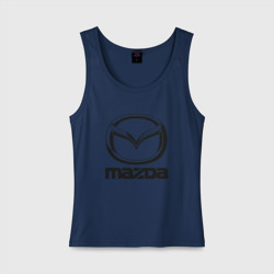 Женская майка хлопок Mazda logo Мазда лого