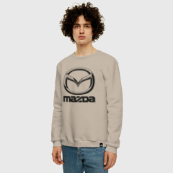 Мужской свитшот хлопок Mazda logo Мазда лого - фото 2