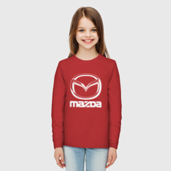 Детский лонгслив хлопок Mazda logo Мазда лого - фото 2