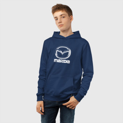 Детская толстовка хлопок Mazda logo Мазда лого - фото 2