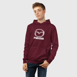 Детская толстовка хлопок Mazda logo Мазда лого - фото 2