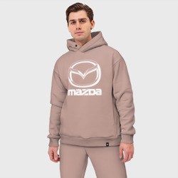 Мужской костюм oversize хлопок Mazda logo Мазда лого - фото 2